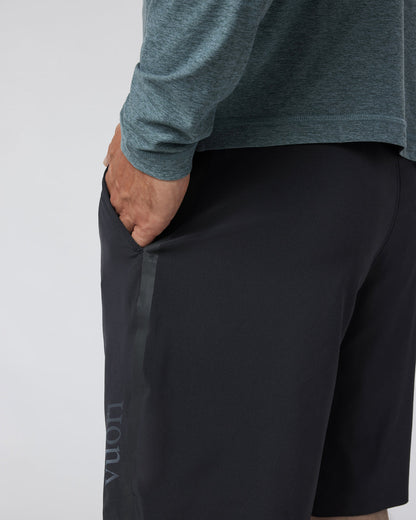 Domain Performance Short Men's Black Workout Shorts - Vuori