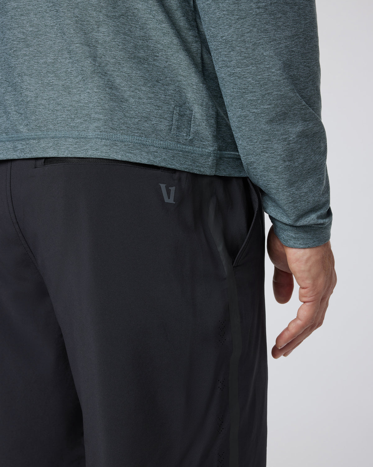 Domain Performance Short Men's Black Workout Shorts - Vuori