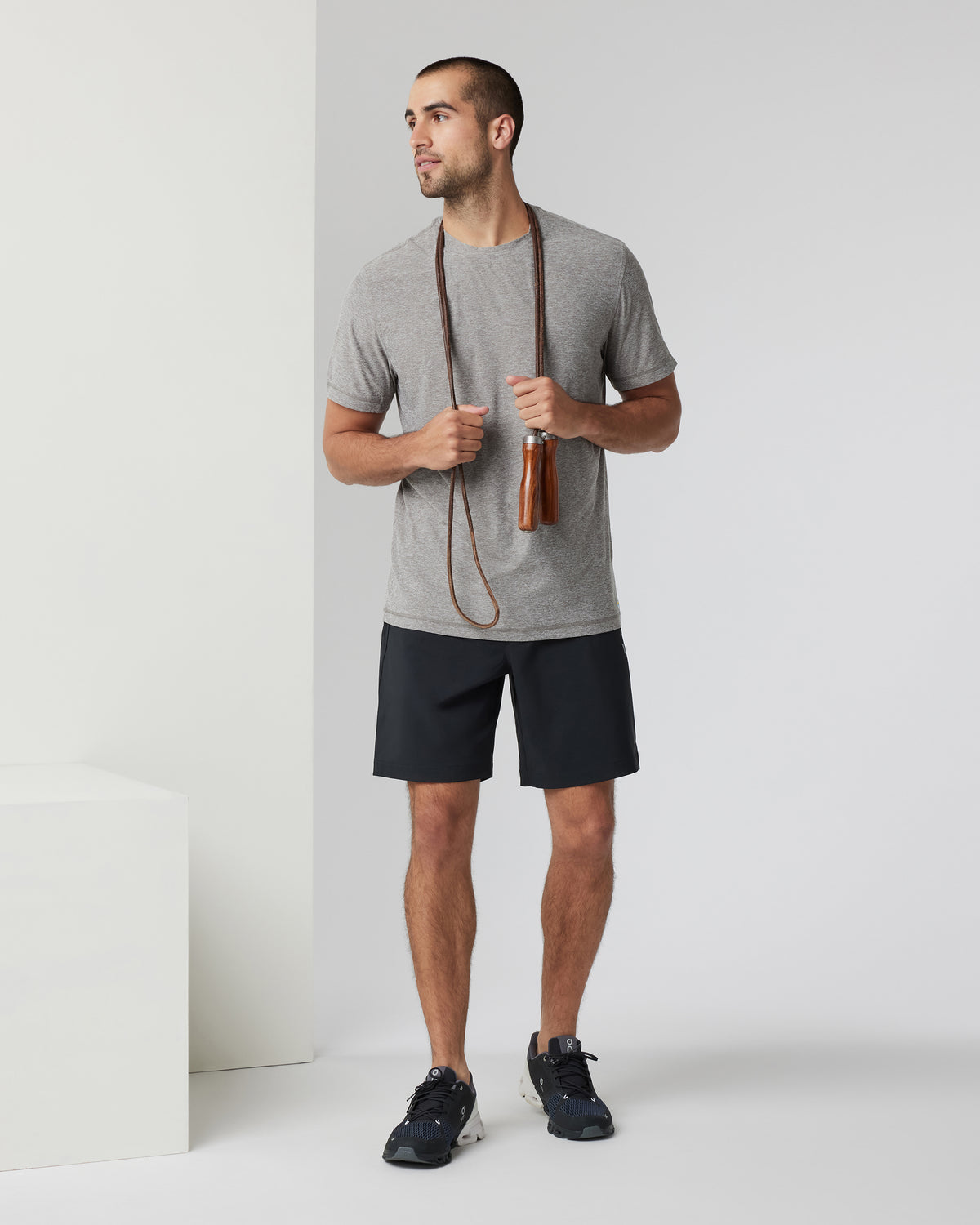 Train Tech Short Men's Black Training Shorts - Vuori
