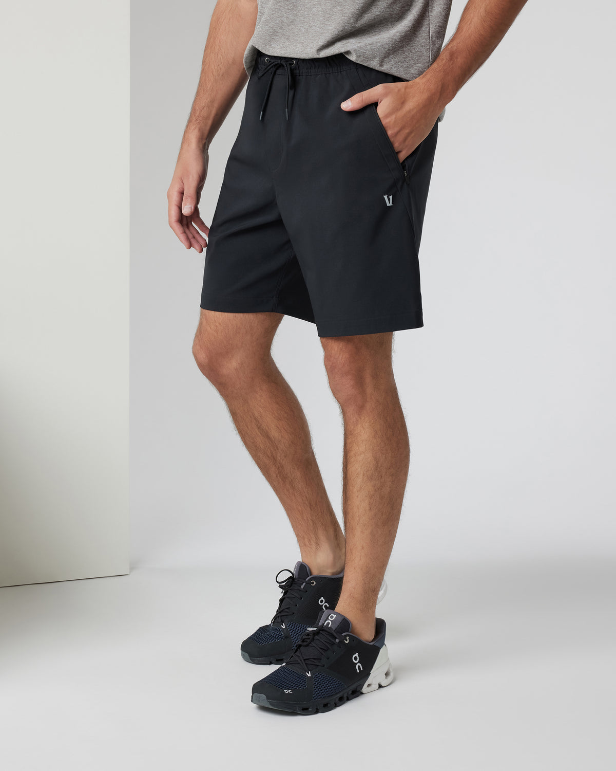 Train Tech Short Men's Black Training Shorts - Vuori