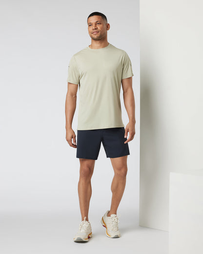 Qualify Run Short Lined 6" Men's Black Run Shorts - Vuori