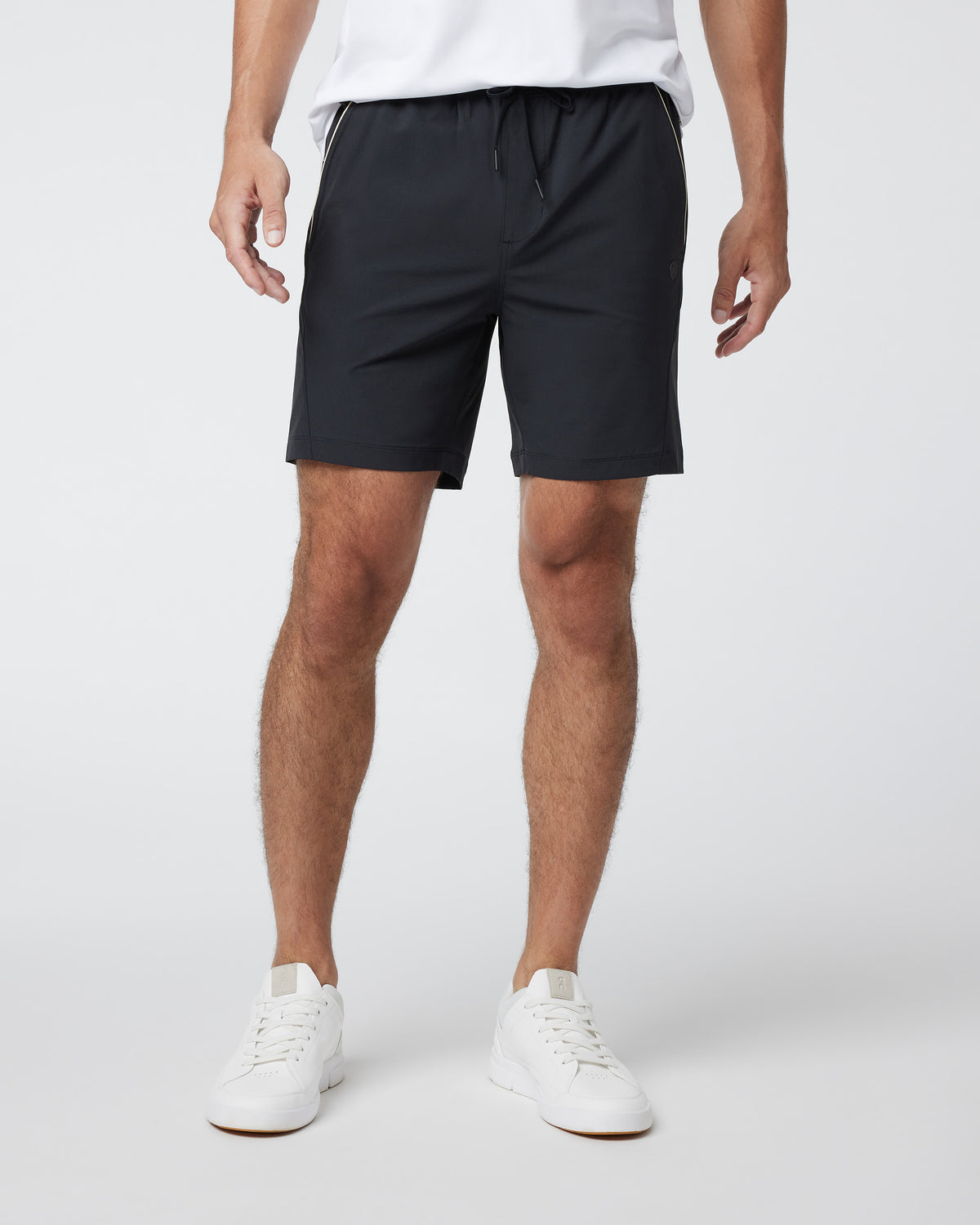 Crosscourt Short Men's Black Tennis Shorts - Vuori
