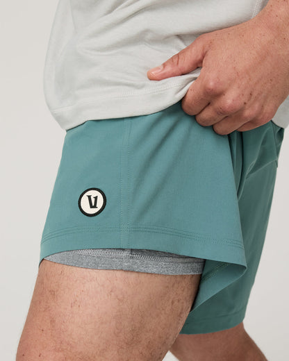 Kore Short Lined 7" Men's Bluegrass Shorts - Vuori