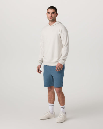 Coronado Short 8" Men's Pool Blue Heather Lounge Short - Vuori