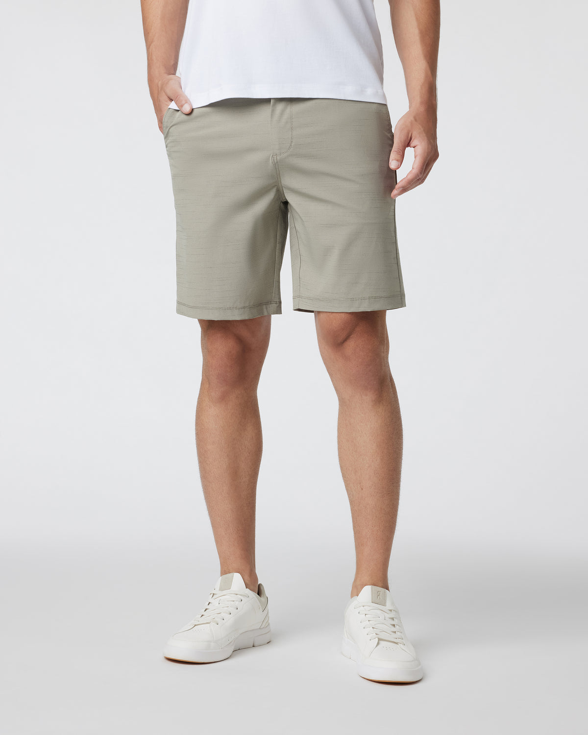 Pebble Short Men's Lightweight Gravel Tan Golf Shorts - Vuori