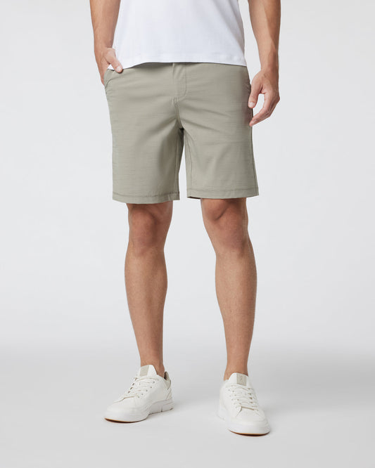 Pebble Short Men's Lightweight Gravel Tan Golf Shorts - Vuori