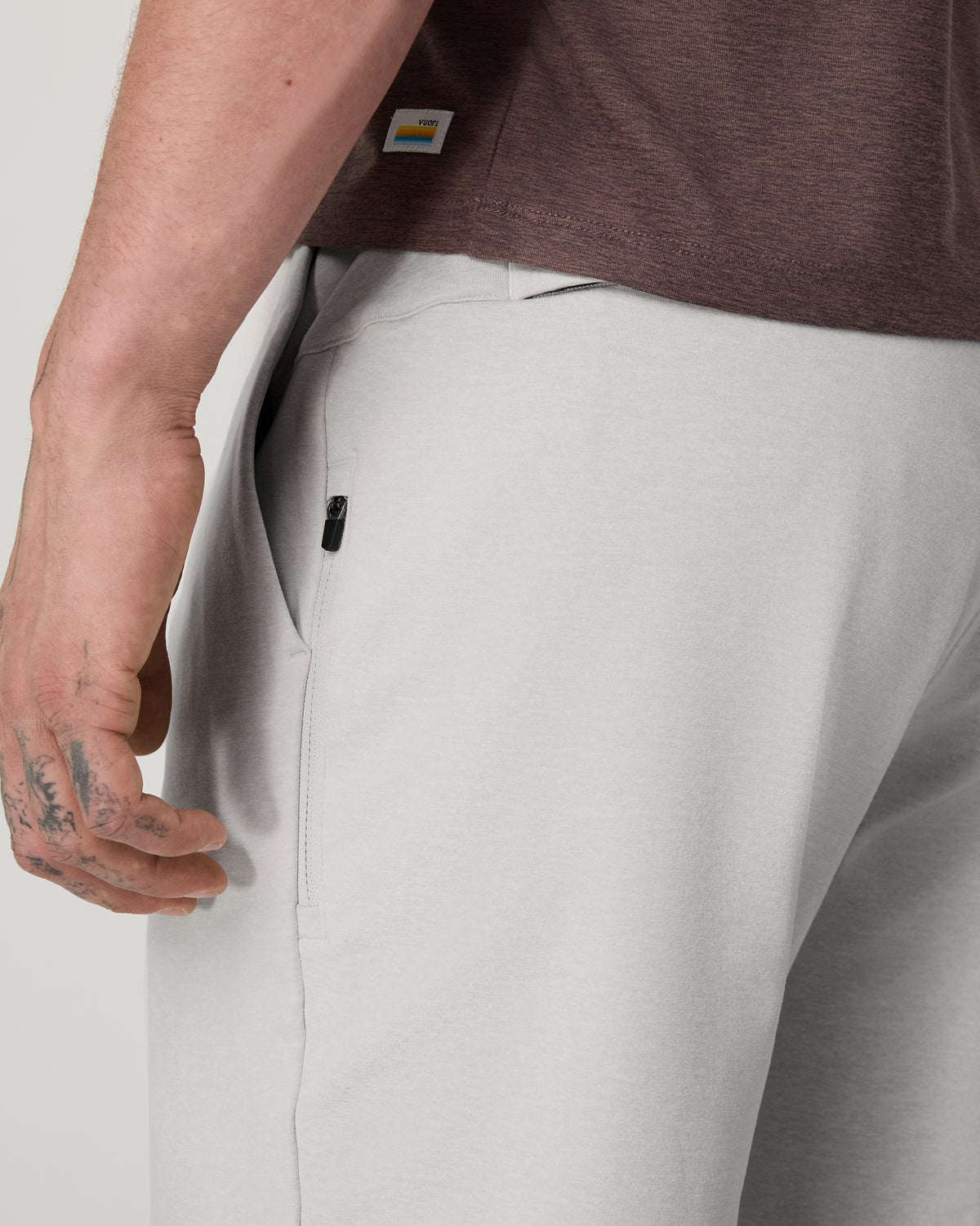 Coronado Short 8" Men's Salt Heather Lounge Bottoms - Vuori