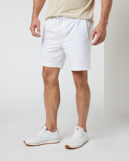 Crosscourt Short Men's White Tennis Shorts - Vuori