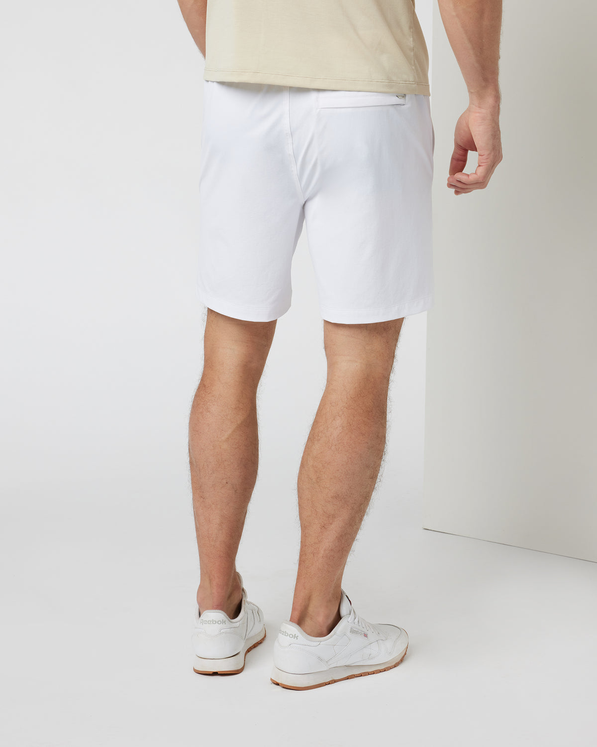 Crosscourt Short Men's White Tennis Shorts - Vuori