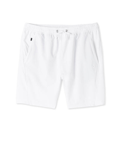 Crosscourt Short Men's White Tennis Shorts - Vuori
