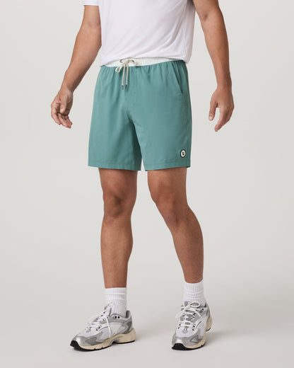 Kore Short Unlined 7" Men's Bluegrass Athletic Fit Shorts - Vuori
