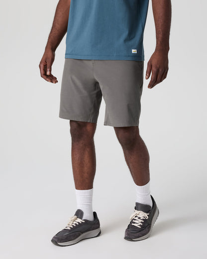 Aim Short Men's Warm Grey Tailored Shorts - Vuori