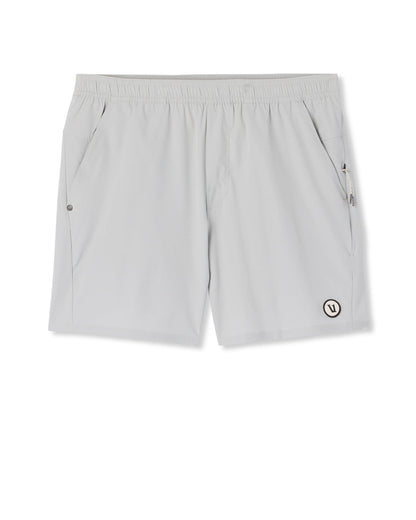 Maverick Volley Short Lined Men's Sky Grey Swim Shorts - Vuori
