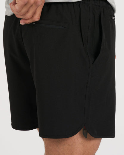 Banks Short 5" Men's Black 5 Inch Shorts - Vuori