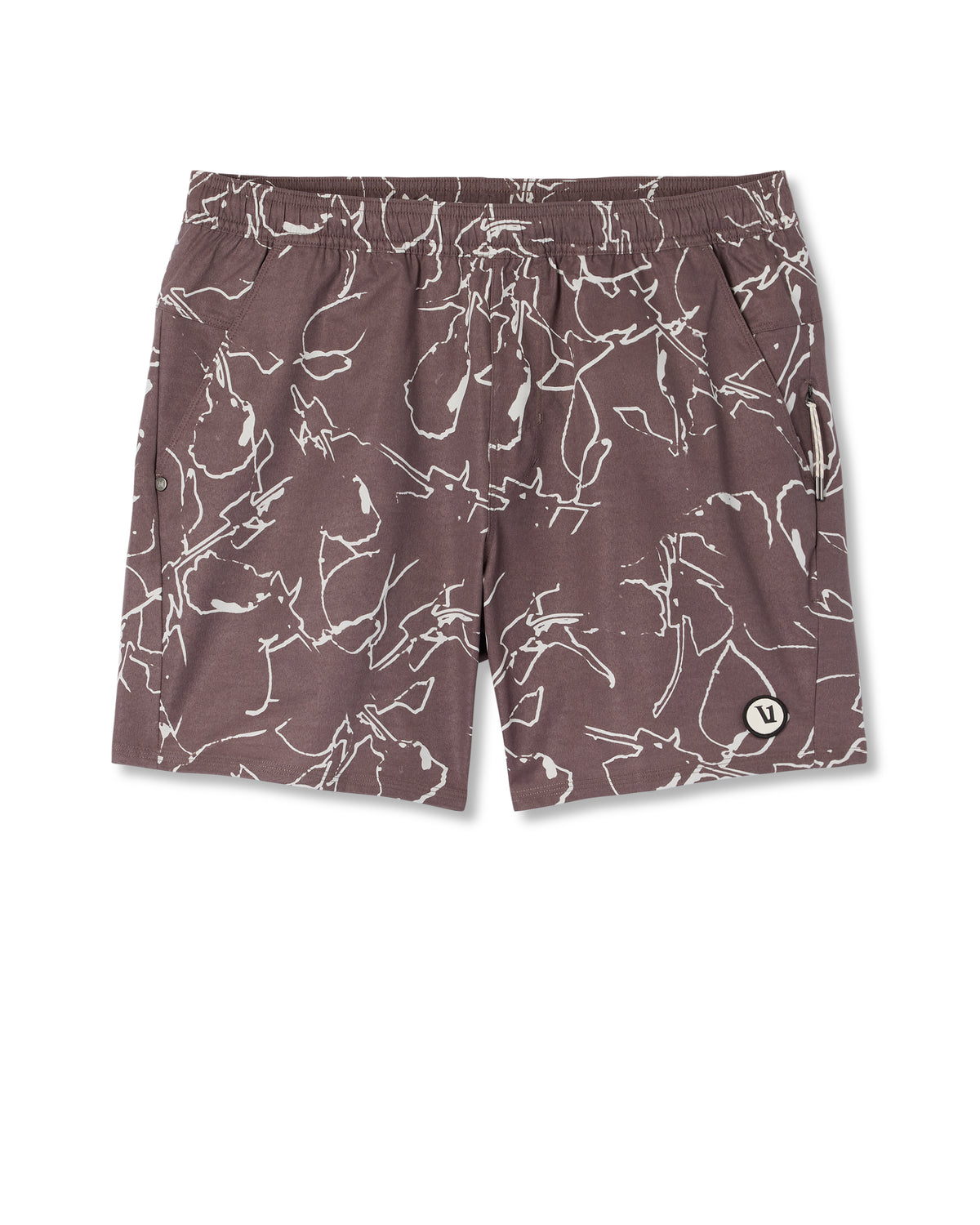 Maverick Volley Short Lined Men's Huckleberry Shorts - Vuori