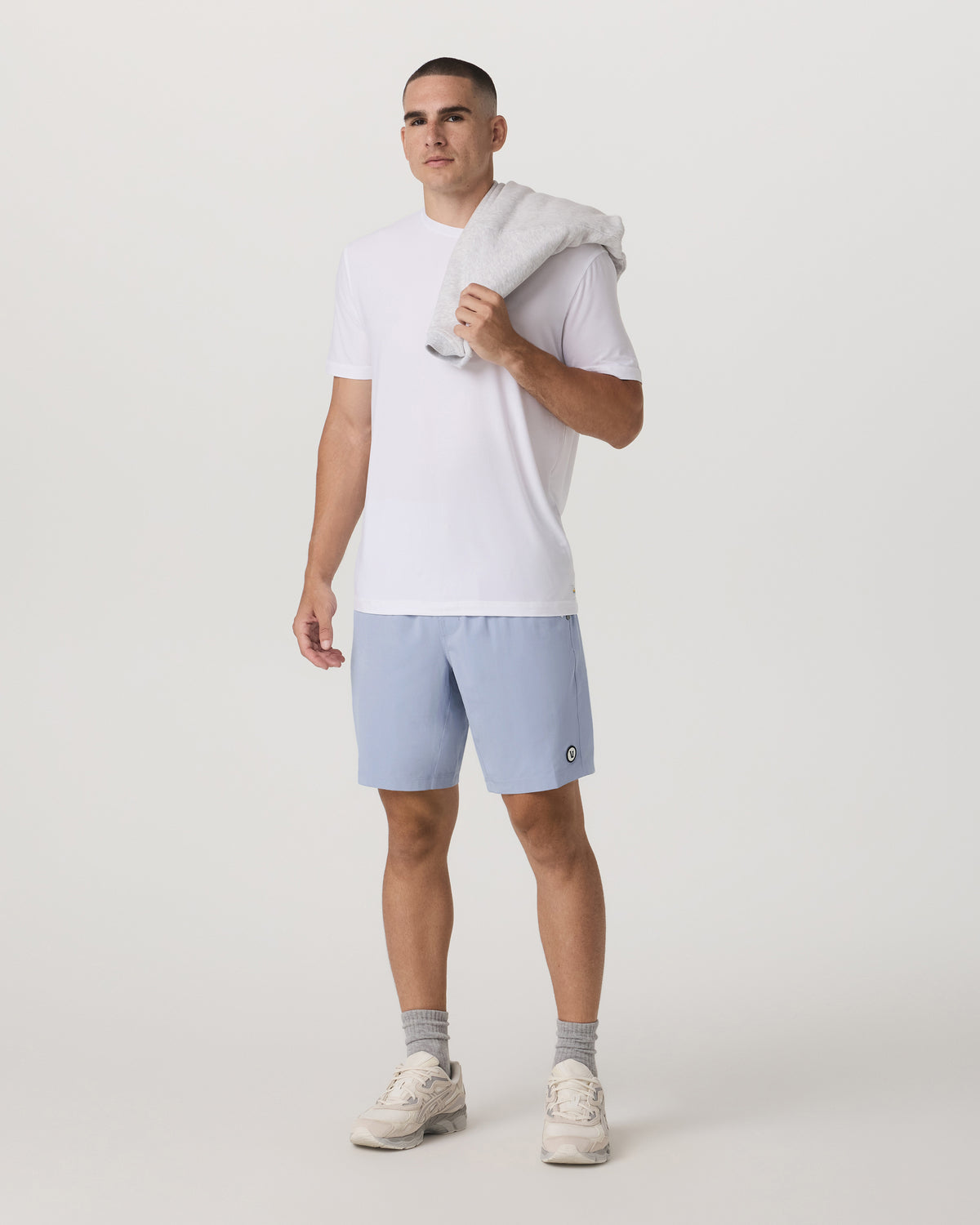 Kore Short Lined 9" Men's Blue Dusk Athletic Fit Shorts - Vuori