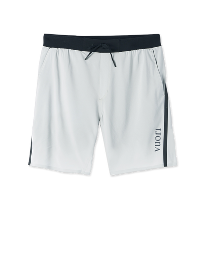 Domain Performance Short Sky Grey Workout Shorts - Vuori