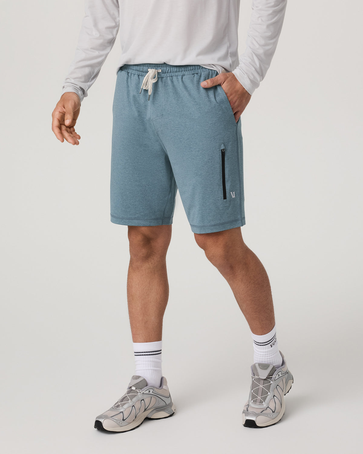 Sunday Performance Short 8" Men's Smoke Blue Shorts - Vuori