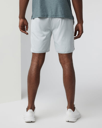 Banks Short Sky Grey Linen Texture Active Shorts - Vuori