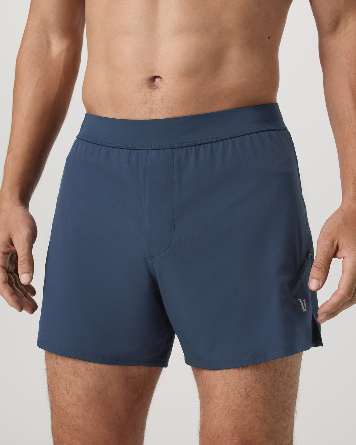 Qualify Short Lined 5" Men's Blue Coast Training Short - Vuori