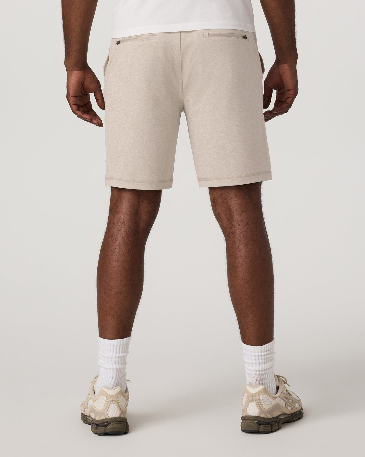 Sunday Performance Short 8" Men's Toast Heather Shorts - Vuori
