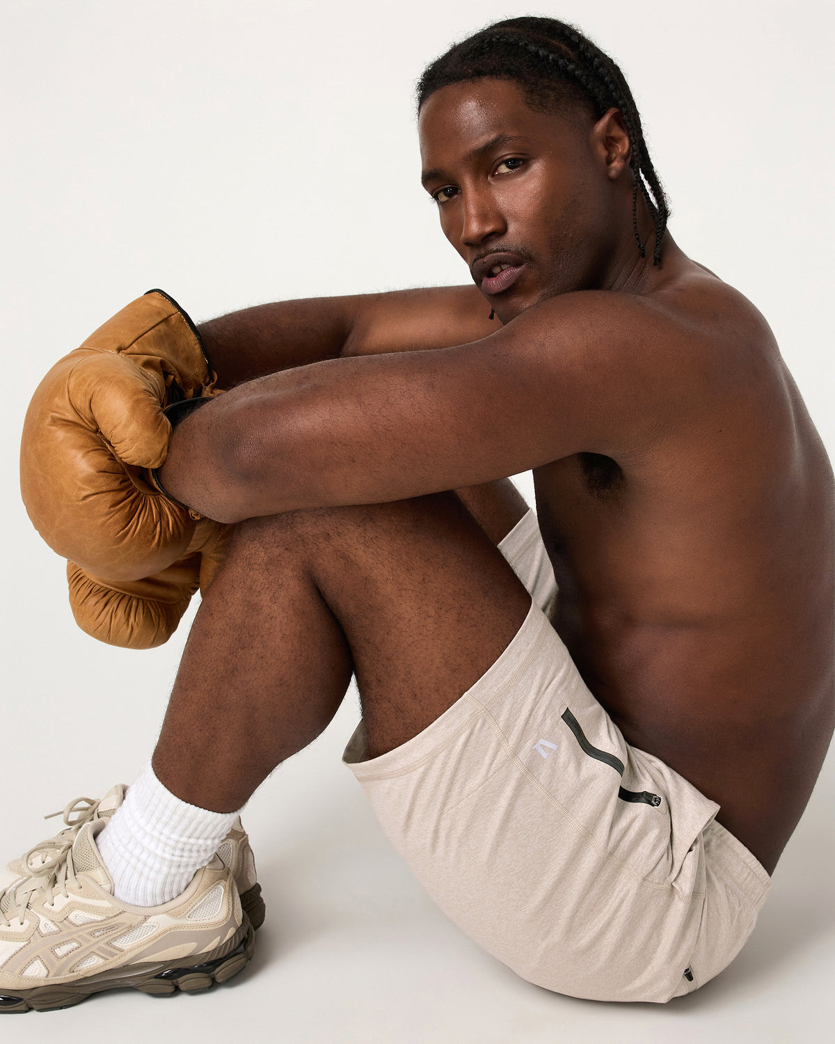 Sunday Performance Short 8" Men's Toast Heather Shorts - Vuori