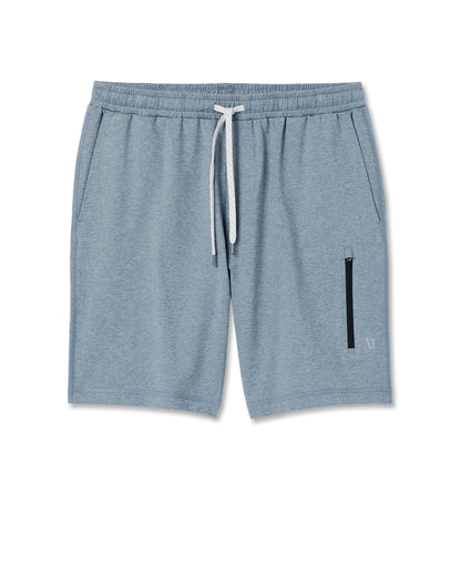 Sunday Performance Short 8.5" Dusty Blue Heather - Vuori