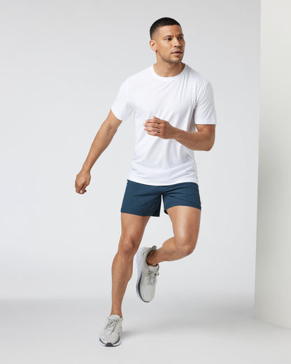 Kore Short Lined 5" Men's Indigo Athletic Shorts - Vuori