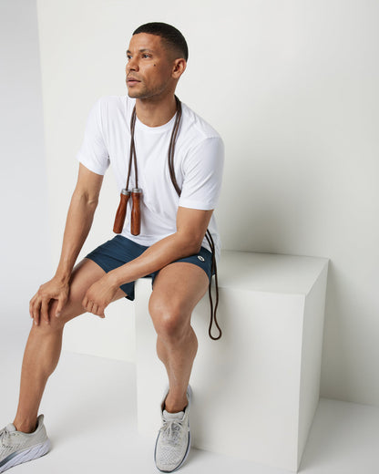 Kore Short Lined 5" Men's Indigo Athletic Shorts - Vuori