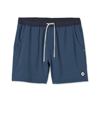 Kore Short Lined 5" Men's Indigo Athletic Shorts - Vuori