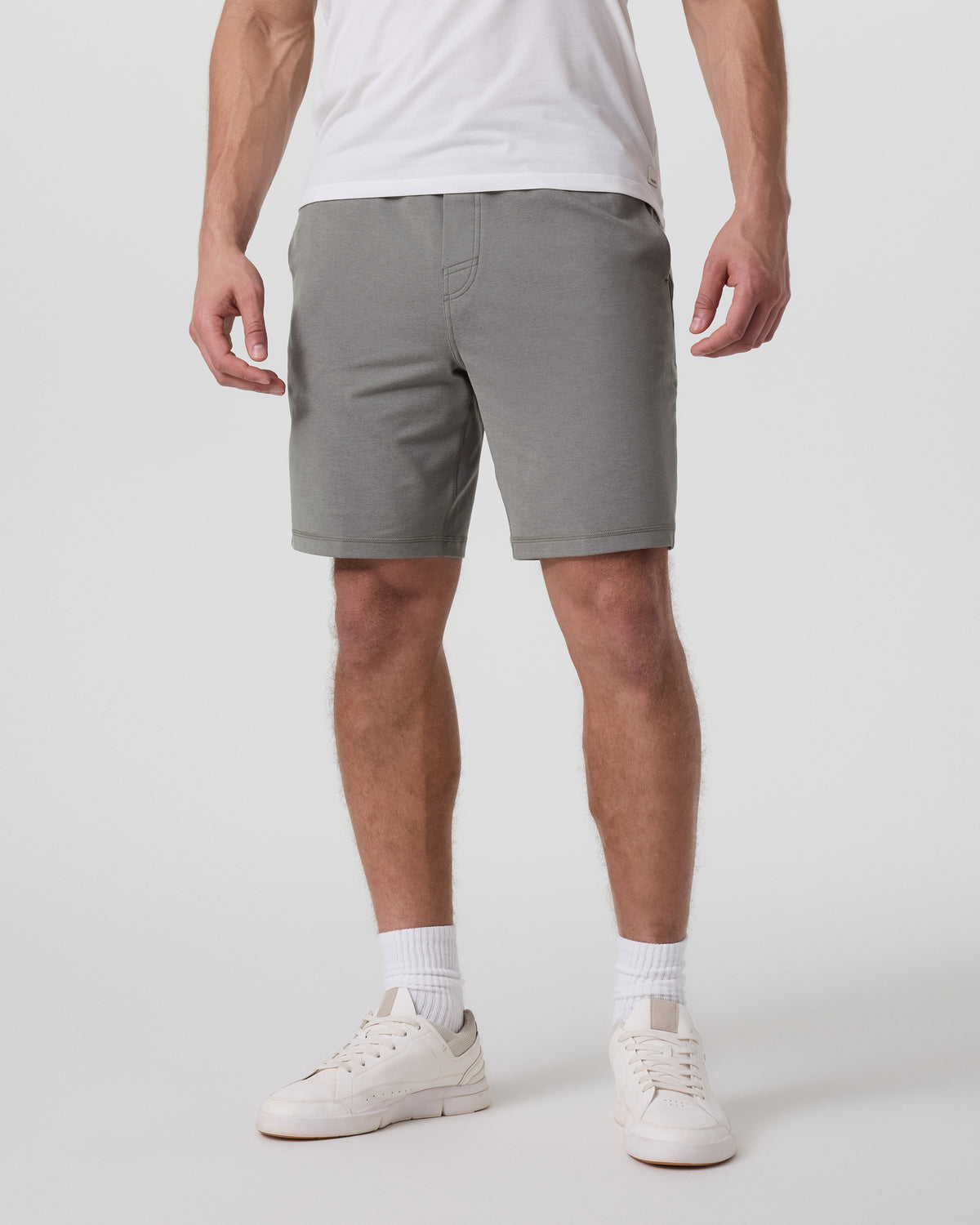 Coronado Short 8" Dolomite Heather - Vuori