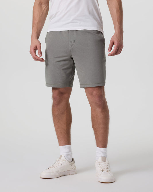 Coronado Short 8" Dolomite Heather - Vuori