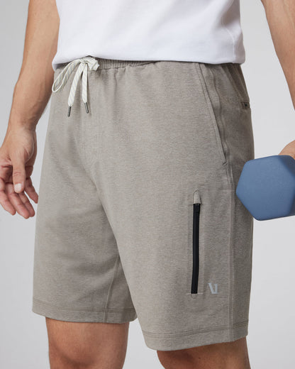 Sunday Performance Short 8.5" Mocha Heather - Vuori