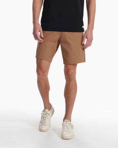Meta Short Camel Brown Relaxed Fit Chino Shorts - Vuori