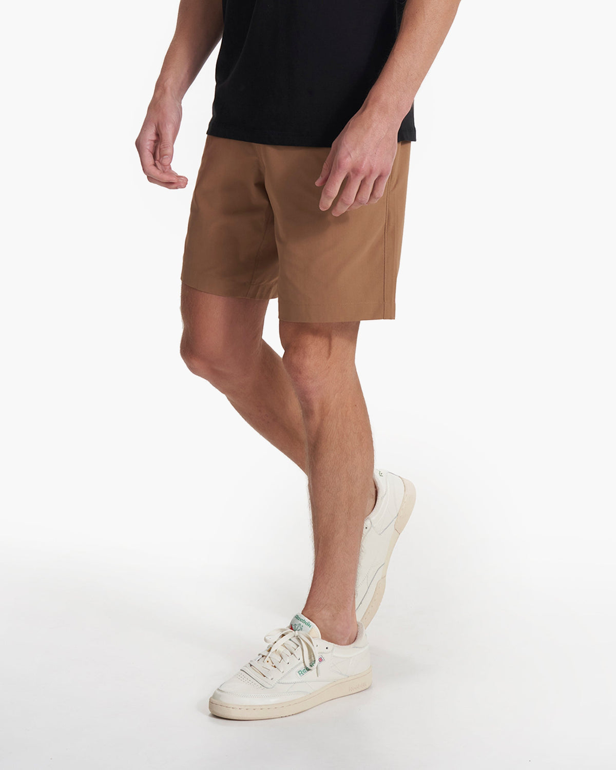 Meta Short Camel Brown Relaxed Fit Chino Shorts - Vuori