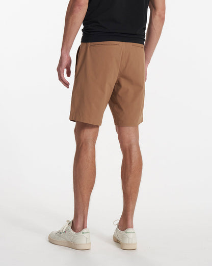 Meta Short Camel Brown Relaxed Fit Chino Shorts - Vuori