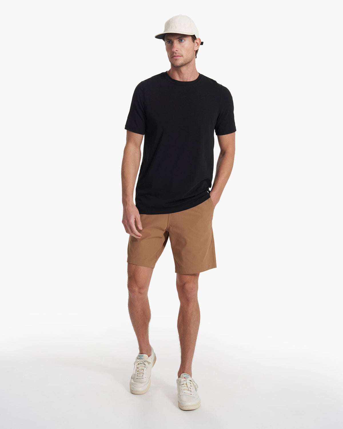 Meta Short Camel Brown Relaxed Fit Chino Shorts - Vuori