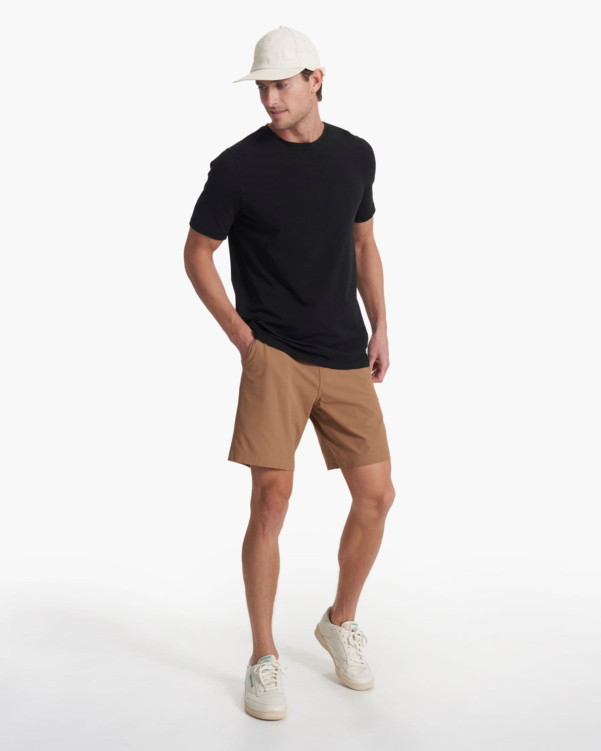 Meta Short Camel Brown Relaxed Fit Chino Shorts - Vuori