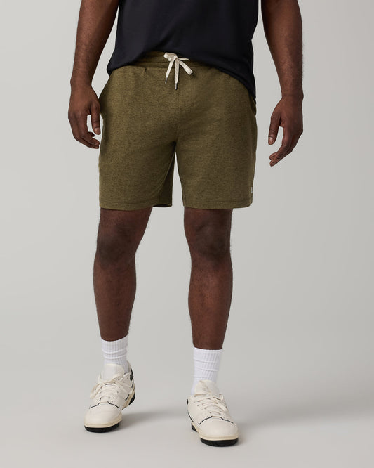 Ponto Short Men's Moss Green Heather Shorts - Vuori