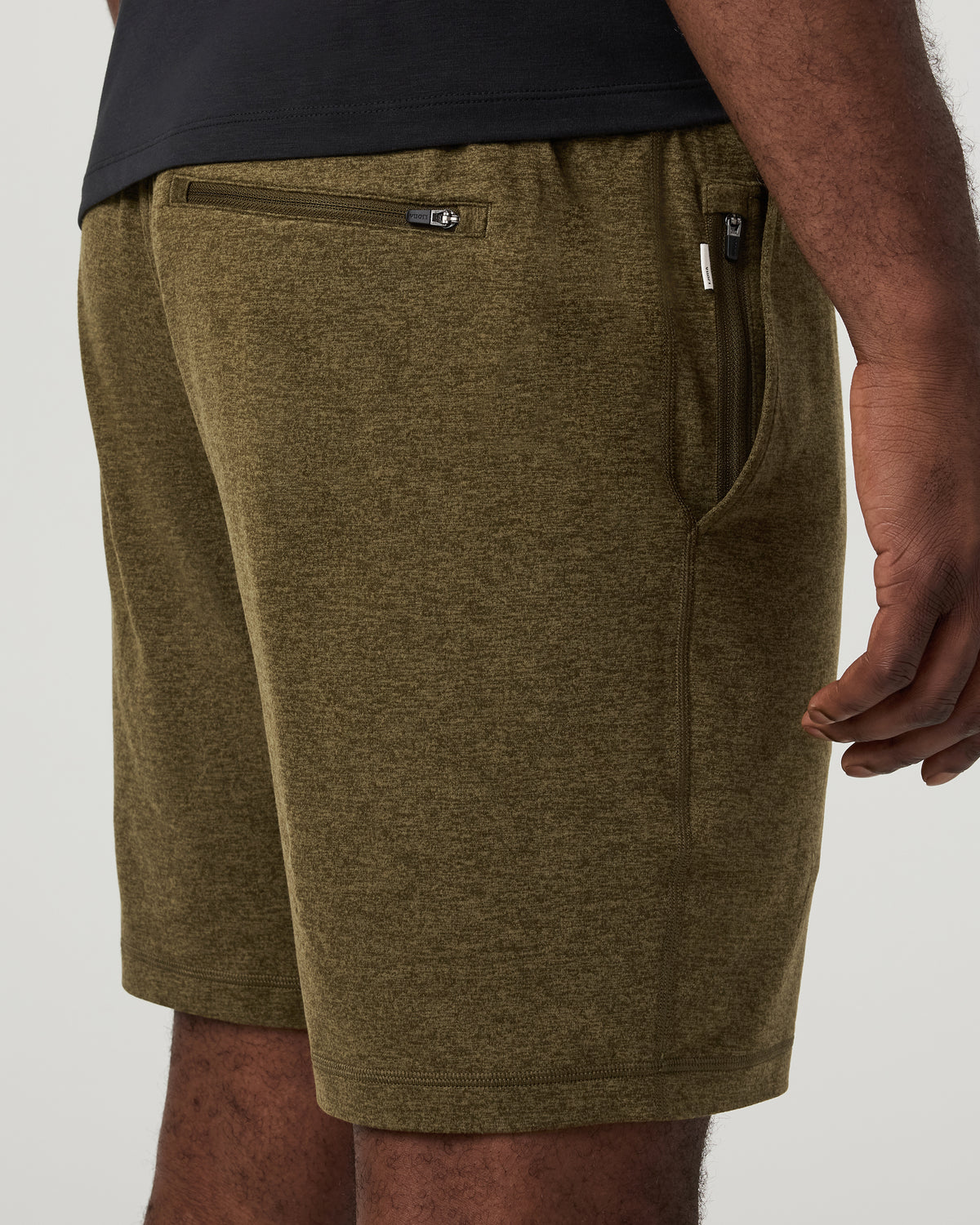 Ponto Short Men's Moss Green Heather Shorts - Vuori