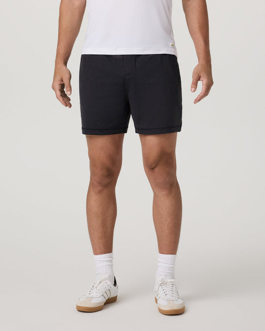 Coronado Short 5" Men's Black Heather Shorts - Vuori