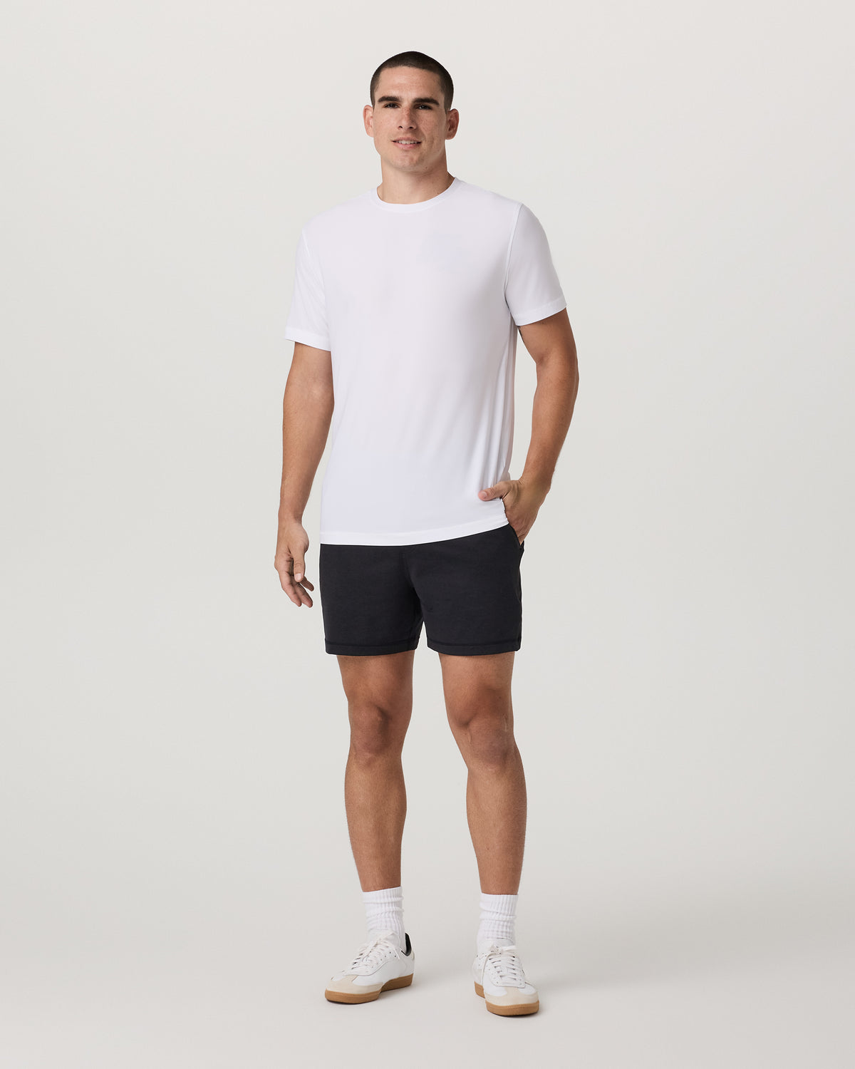 Coronado Short 5" Men's Black Heather Shorts - Vuori