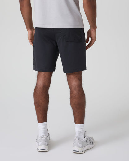 Sunday Performance Utility Short Classic Fit 8" Black - Vuori