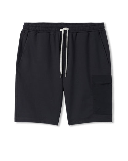 Sunday Performance Utility Short Classic Fit 8" Black - Vuori