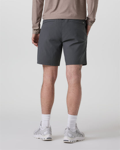 Cascade Crinkle Elastic Waist Short Classic Fit 8" Charcoal - Vuori