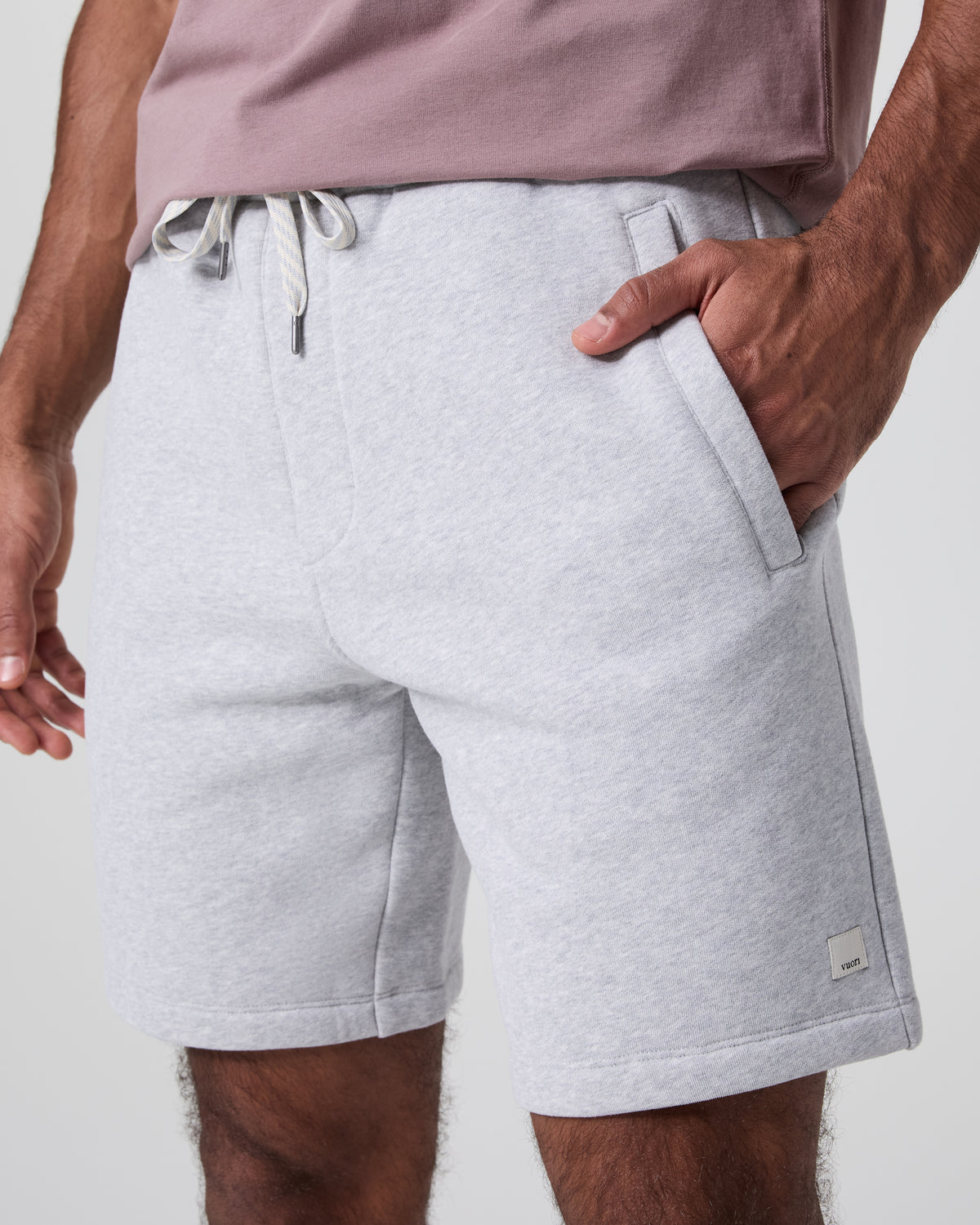 Seaside Short Classic Fit 8" Light Heather Grey - Vuori