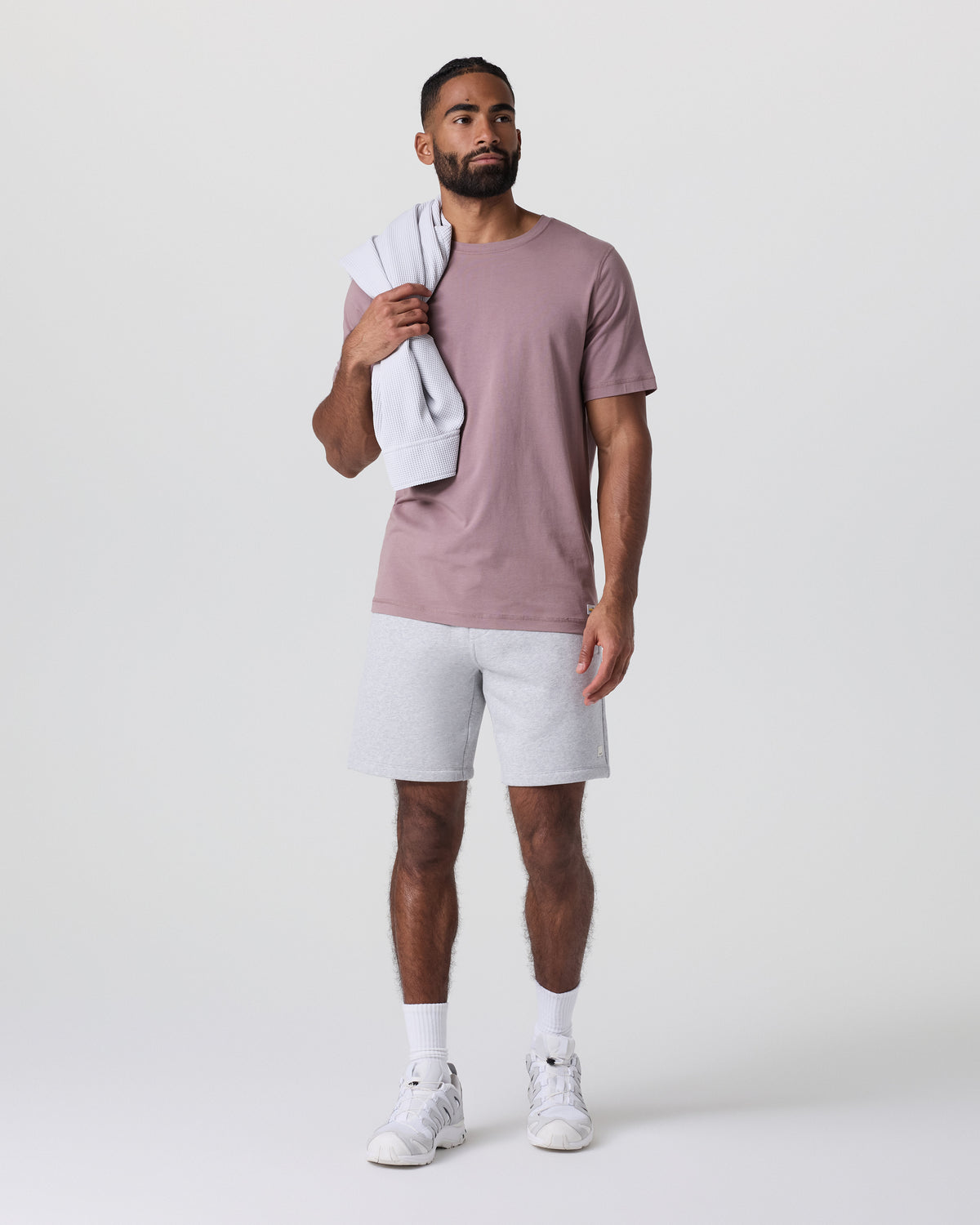 Seaside Short Classic Fit 8" Light Heather Grey - Vuori