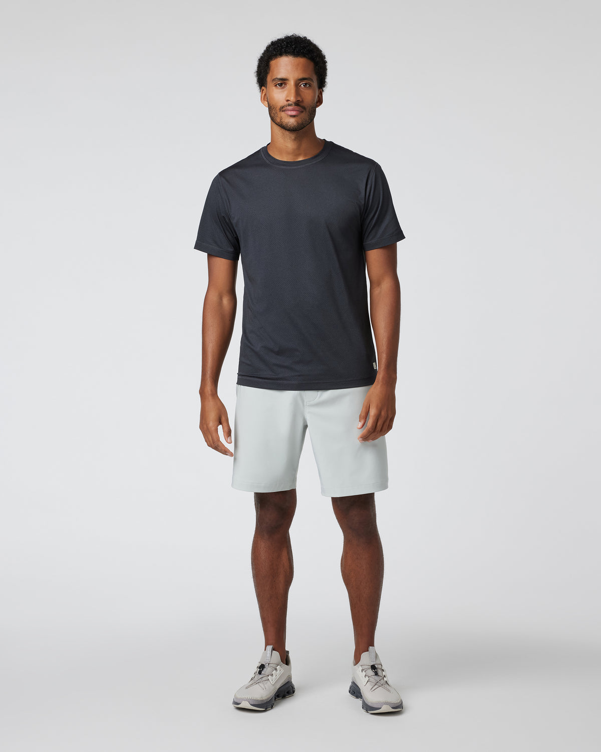 Train Tech Short Men's Sky Grey Training Shorts - Vuori