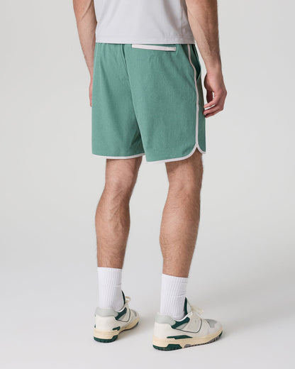 Banks Short Hedge Green Linen Texture - Vuori