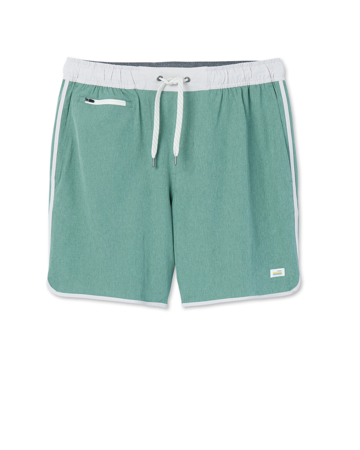 Banks Short Hedge Green Linen Texture - Vuori